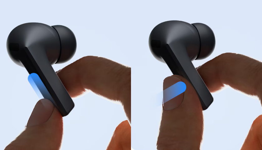 Контроль одним касанием Samsung Galaxy Buds3 FE 